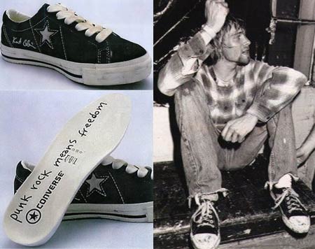 Kurt Cobain - Edition converse